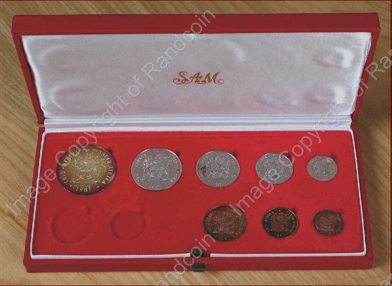 *#* 1981 Long Proof Set NO GOLD in SA Mint box Mintage 6000 !!! *#*
