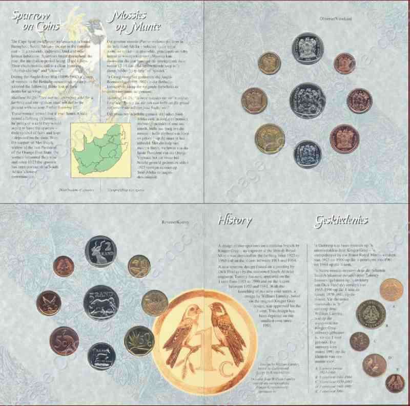 *#* SA Mint Pack Sets 1994 Brilliant-UNC _Mintage 5 508-No sleeve, no cert *#*
