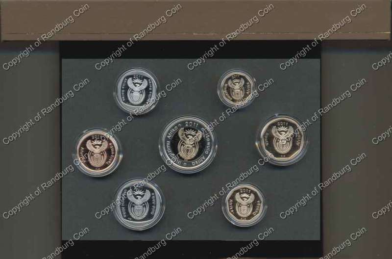 *#* 2011 SA Proof Set in Original brown SA Mint box Mintage 3000 *#*