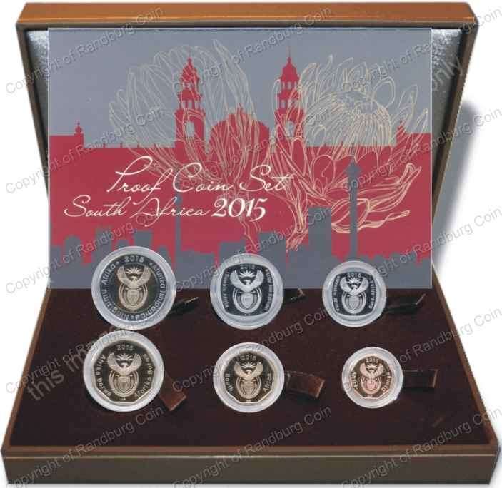 *#* 2015 South African Short Proof Coin Set - Ltd 3000 *#*