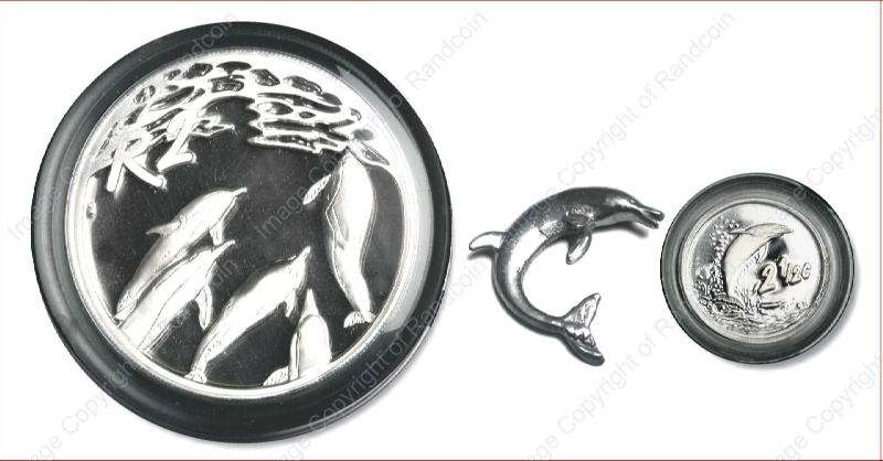 2001_SA_Silver_Combo_Set_Proof_Dolphin_Coins_rev