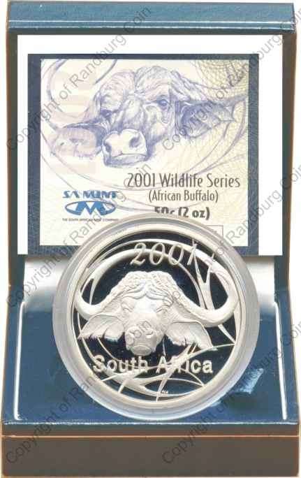 *#* 2001 Silver Wildlife Buffalo Proof 50 cent 2oz Mintage 709*#*