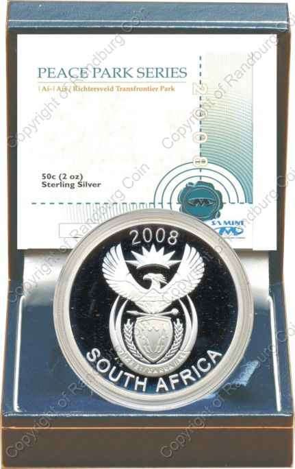 2008_Silver_Wildlife_Richtersveld_Peace_Park_50c_box_ob