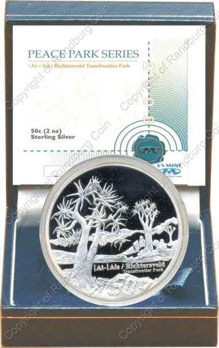 *#* 2008 Silver Richtersveld Transfrontier Park 50 c 2oz Mintage 167*#*