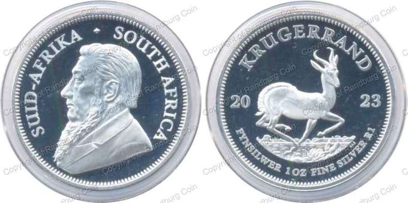 *#* 2023 Silver Proof 1 oz Krugerrand - Handled and coin ONLY *#*