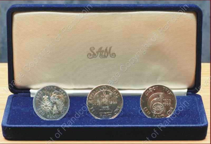 *#* 1988 Silver R1 Proof 3 coin set in velvet box  Mintage 3 388*#*