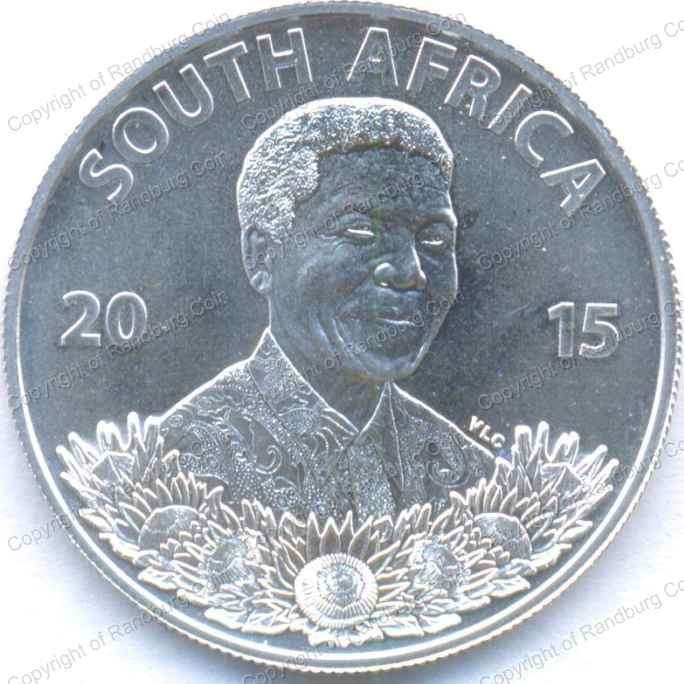 *#* 2015 UNC SA R1 Silver Mandela - Life of a Legend Series *#*