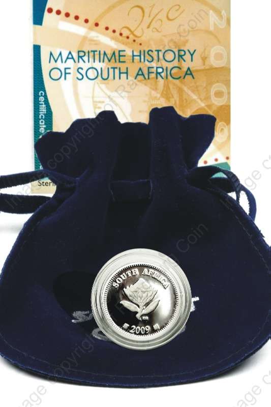 *#* 2009 SA Silver 2 1/2c Maritime History Mintage 2000*#*