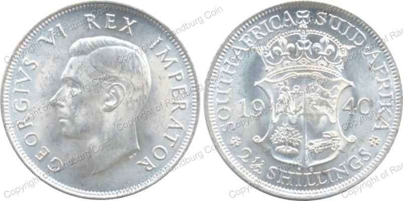 *#* 1940 SILVER HALF CROWN *#*