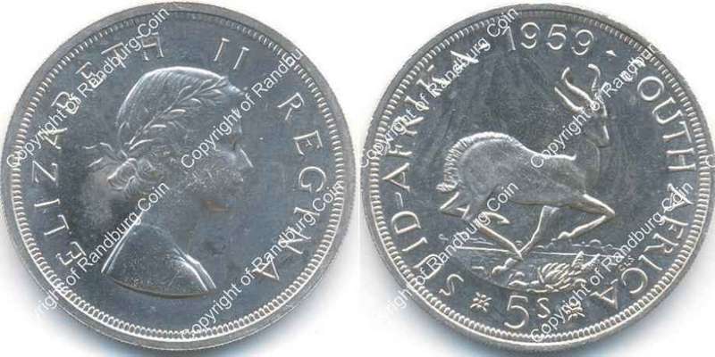 *#* 1959 South African Silver CROWN - Judge grade yourself , cleaned? *#*