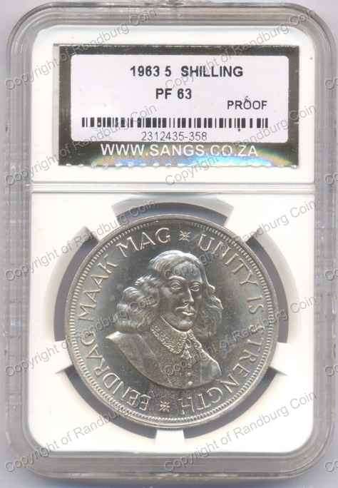 *#* 1963 SILVER 50 CENT SANGS SLABBED PF 63 *#*