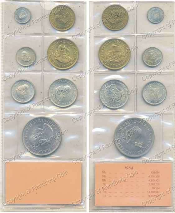 *#* 1964 SA Union Coins - as per images *#*