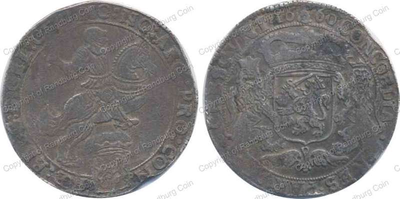 *#* Netherlands 1660 Gelderland - Silver (.941 - 31.9gr) Ducaton *#*