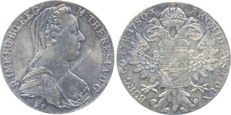 *#* Austria 1780 Silver Maria Theresa Thaler - Restrike *#*