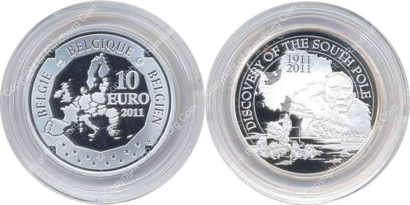 *#* Belgium 2011 - Silver 10 Euro Proof Coin Only *#*