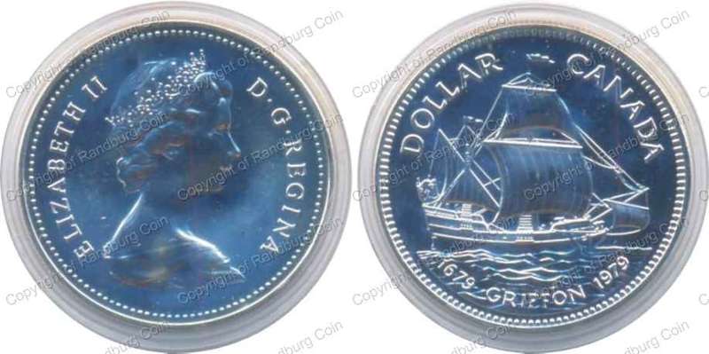 *#* Canada 1979 - Silver 1 Dollar - Griffon *#*