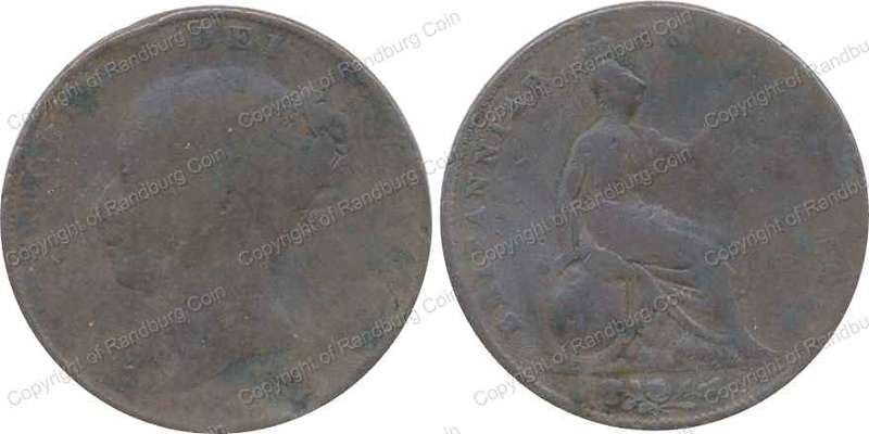 *#* Great Britain 1845 Copper Penny *#*