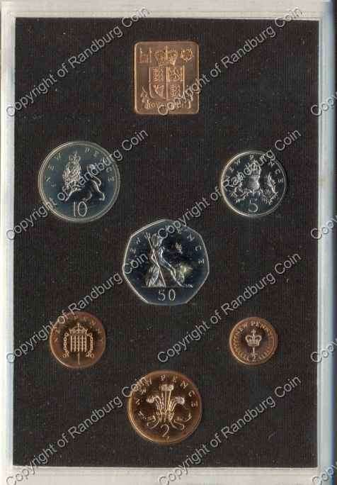 *#* Great Britain & Northern Ireland 1971 Proof Coin Set *#*