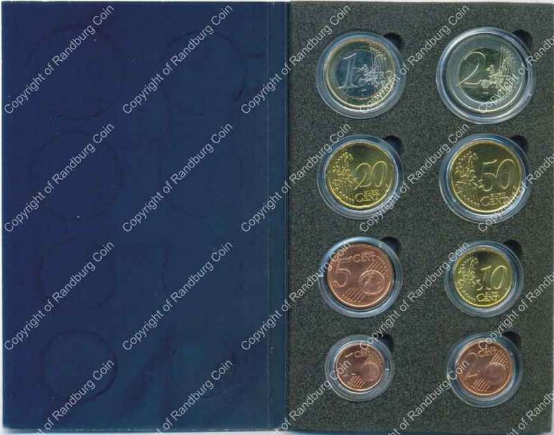 Ireland 2004 Euro 8 coin Unc mint set rev