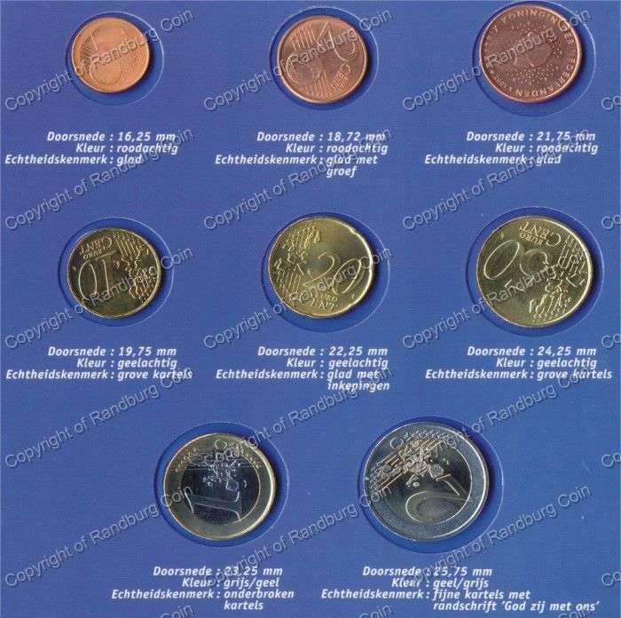 *#* Netherlands 2001 Introduction to the Euro Coins Currency Set *#*