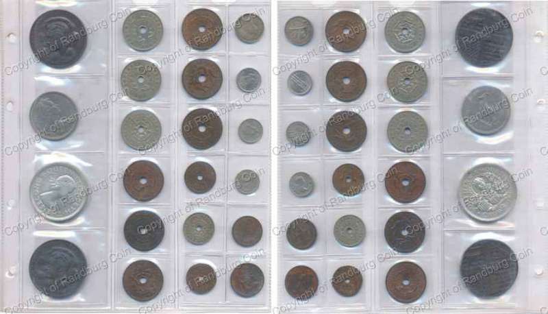 *#* Mixed Rhodesia Coins plus Independence Medal (incl 53 silver crown) *#*