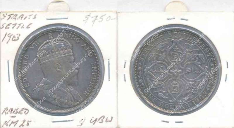 *#* 1903 Straits Settlements Silver 1 Dollar *#*