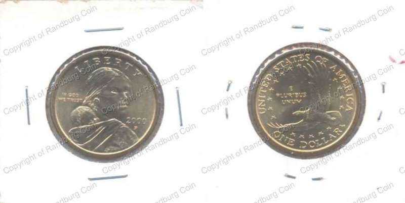 *#* USA 2000 P Sacagawea One Dollar *#*