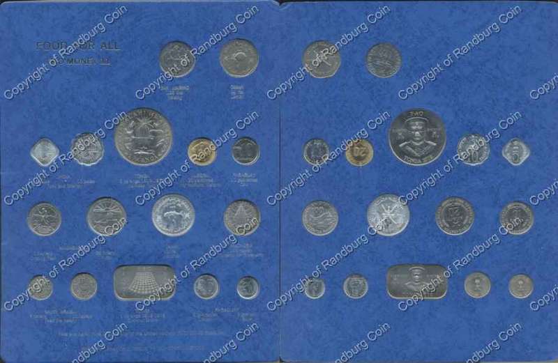 *#* International Coins - FAO Money Card 11 incl 1 silver coin *#*