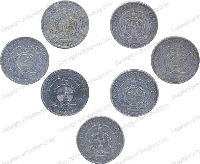 *#* 1892 CROWNS - 1 = DOUBLE SHAFT AND 6 ARE SINGLE SHAFT - Bid is for all coins *#*