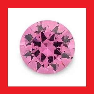 CUBIC ZIRCONIUM - SAPPHIRE PINK ROUND FACET - 0.39cts