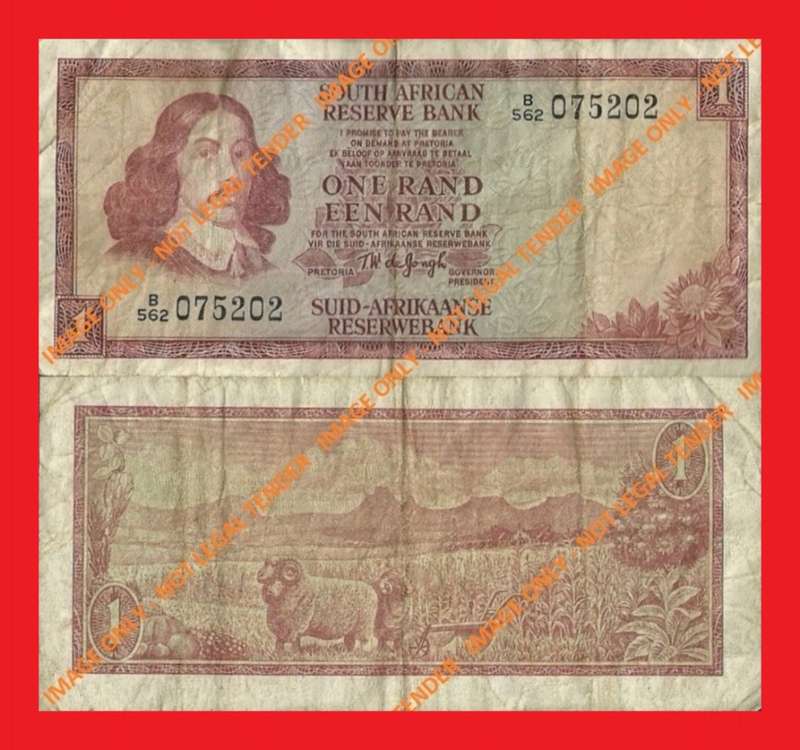 T.W. de Jongh R1 Banknote Circulated