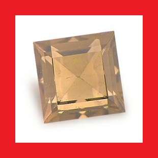 SMOKY QUARTZ - NICE SMOKY COLOUR SQUARE FACET - 1.170cts