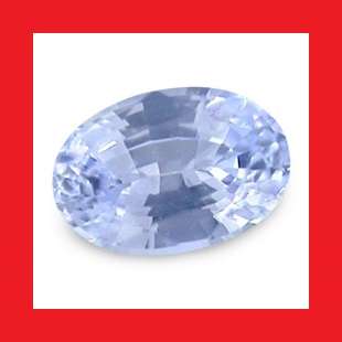 Sapphire (Natural Africa) - Vibrant Light Blue Oval Facet - 0.290cts