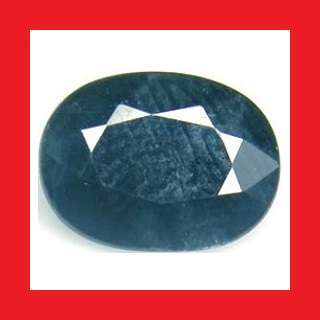 Sapphire (Natural Africa) - Deep Blue Oval Facet - 0.530cts