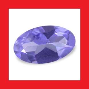 TANZANITE - BLUE VIOLET OVAL FACET - 0.180cts