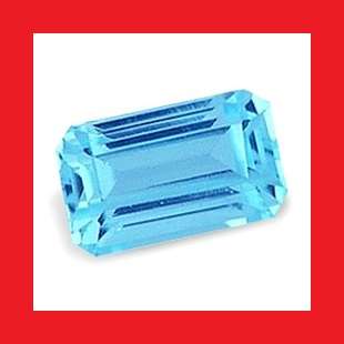 TOPAZ - SKY BLUE OCTAGON FACET - 0.255cts