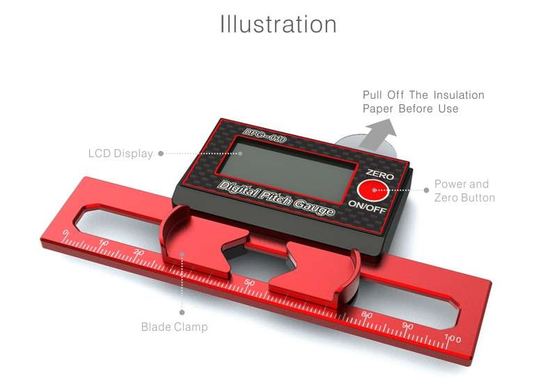 SkyRC - Digital Pitch Gauge DPG-010 ("SK-500009") - 0.20kg