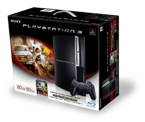 80GB Playstation 3 + 2 Original remotes + Game