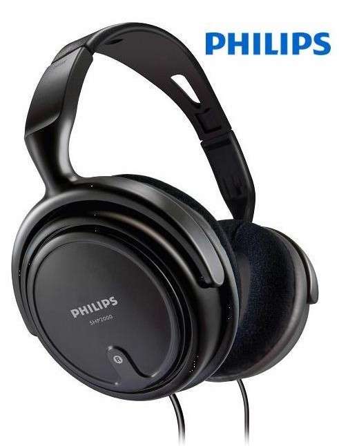 Philips Stereo Headphones Over-ear Black (SHP2000) - Manufacturer