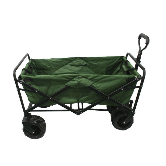 Tentco Large Wheel Folding 4x4 Camping Outdoor Utility Trolley - Green