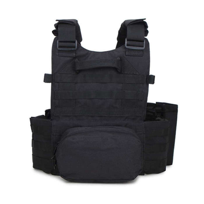 Basic Medium MOLLE Plate Carrier/Vest Only - Various Black
