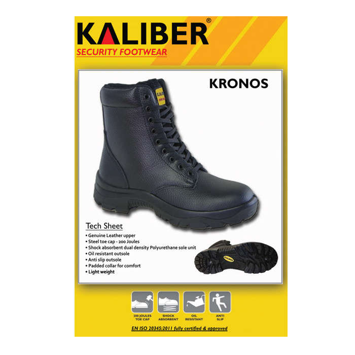 Kaliber Kronos Steel Toe Security Boot UK 9