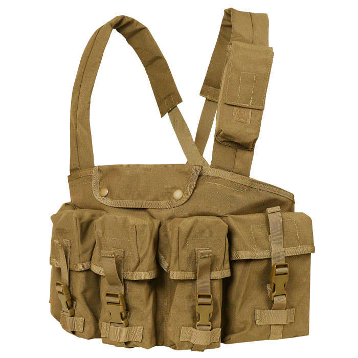 Condor 7 Pocket Chest Rig Coyote Brown