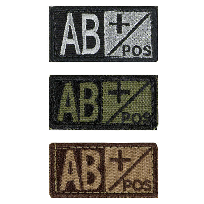 Condor Blood Type Velcro Patch Tan B Neg