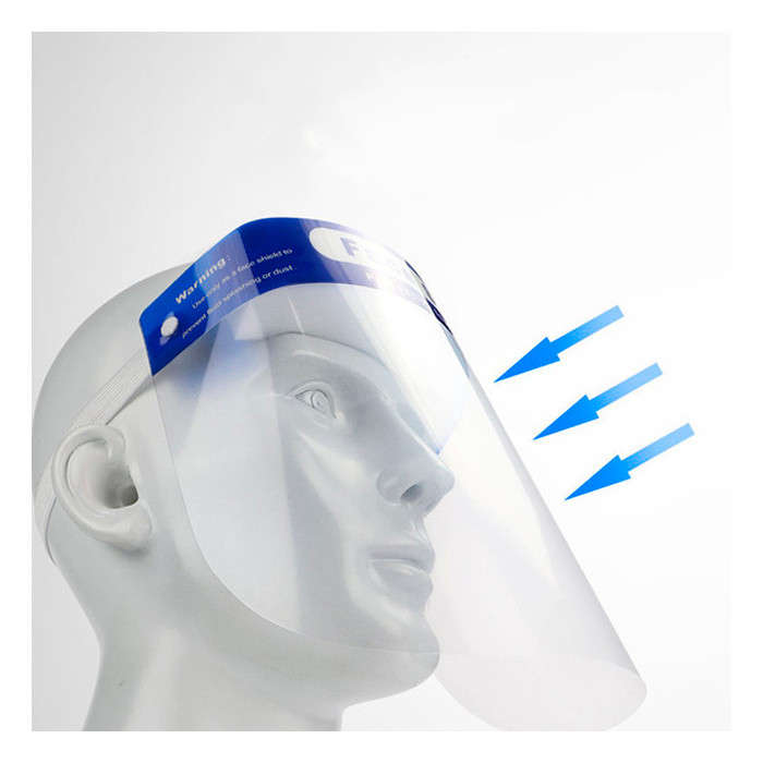 Protective Face Shield with Foam and Elastic Band