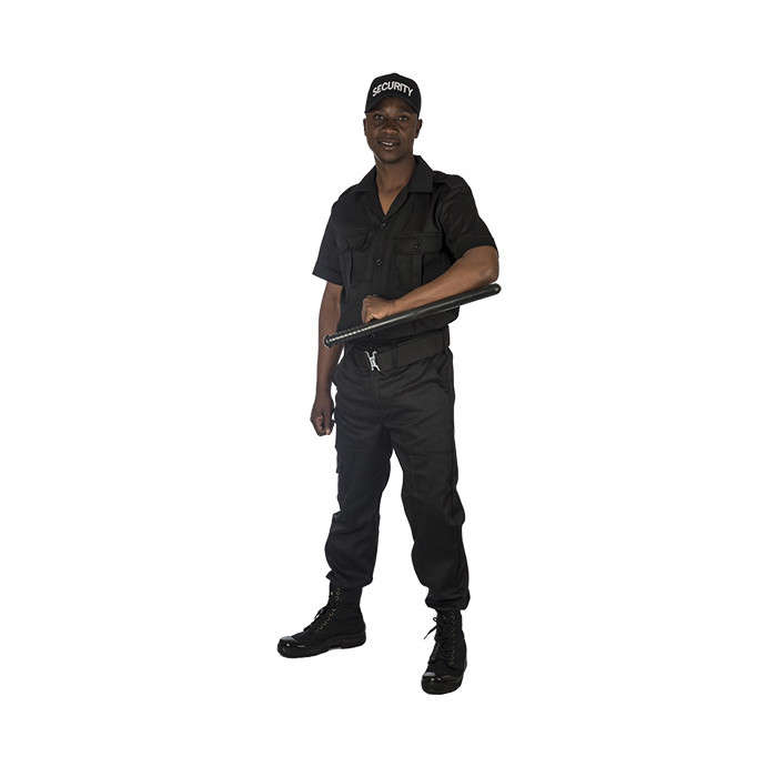 DZI Guarding Security Uniform Combat Trousers - Various Black 36