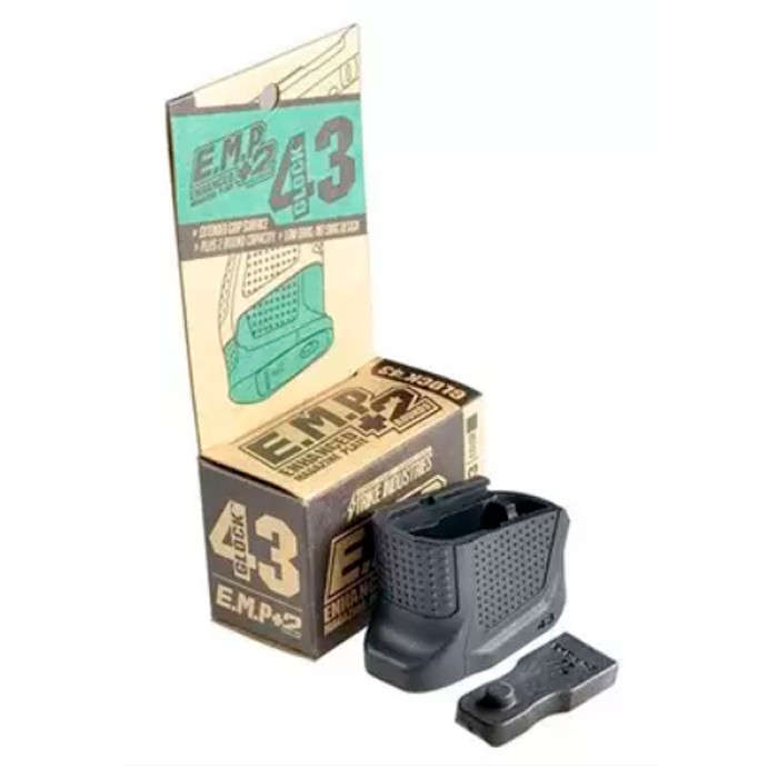Strike Industries Extended Magazine Base Plate Glock 43 +2