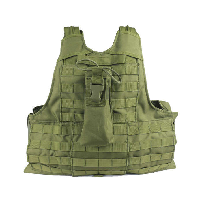 Shield MOLLE Vest Plate Carrier Only + Pouches - Various Black