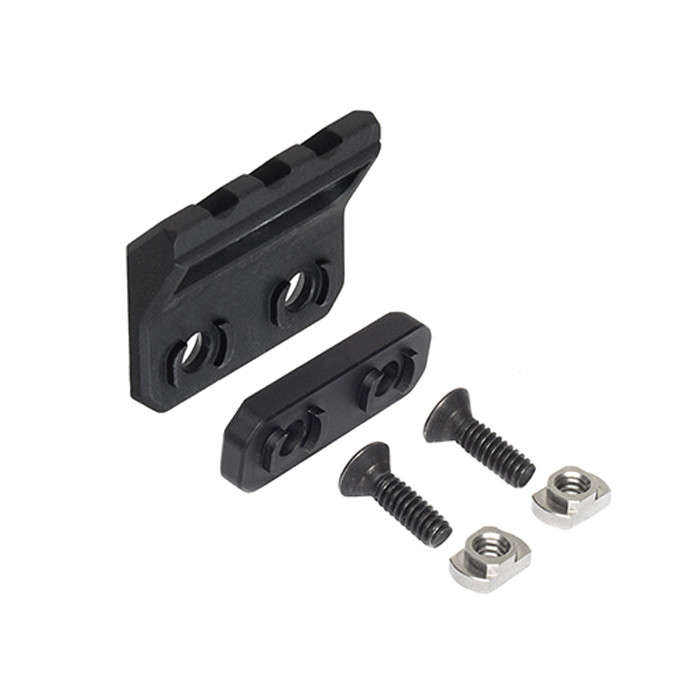 UTG M-LOK Angled Picatinny Mount, Black
