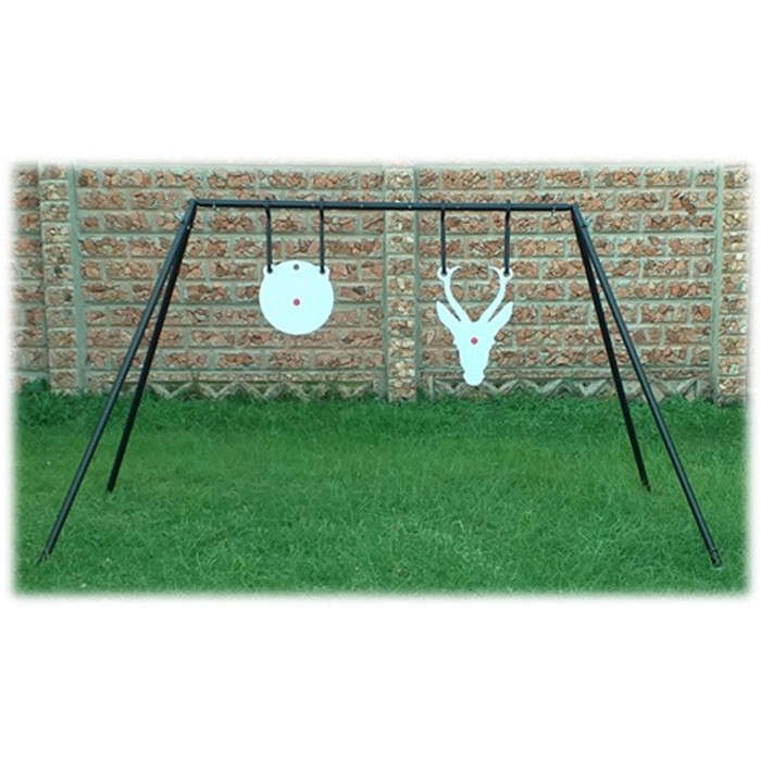 Steel Gong Target Stand Only - Collapsible (0.860w x 0.75H) Excludes Hooks & Gongs